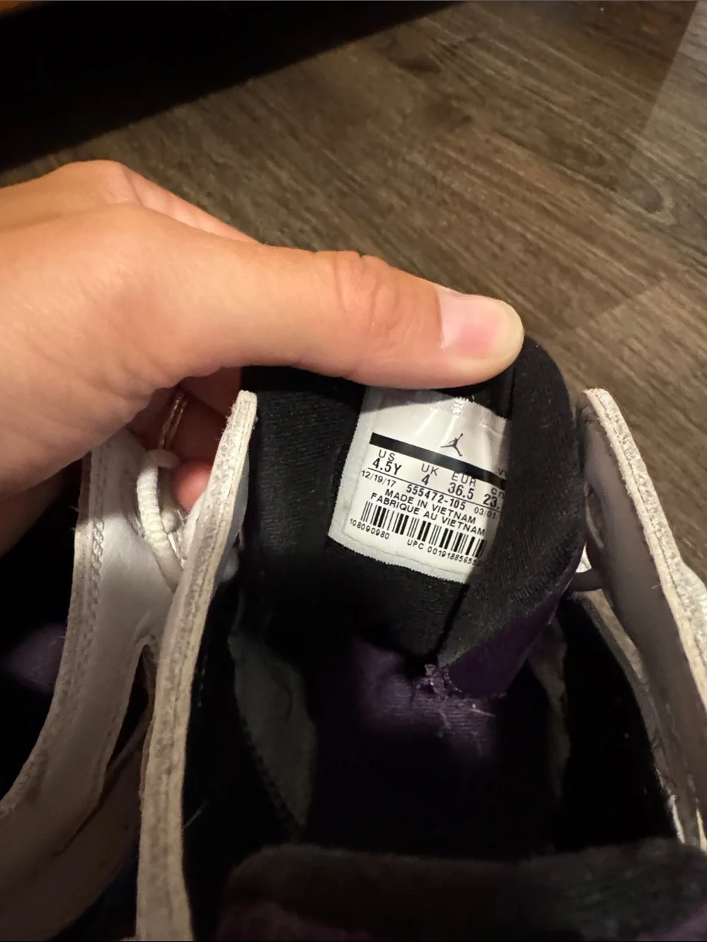 Jordan youth sneakers